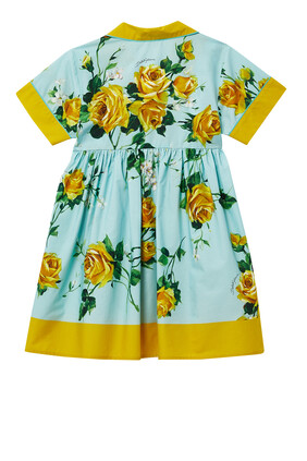 فستان بطبعة زهور